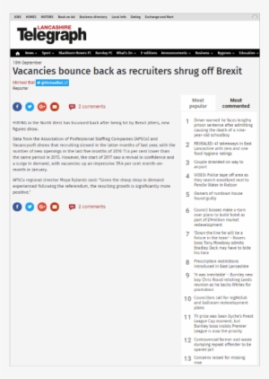 Vacancysoft & Apsco Northern England Report Featured - England