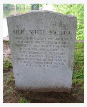 Bedell Bridge Stone - Bedell Bridge State Park