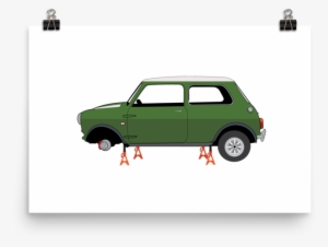 Illustrated Print - City Car