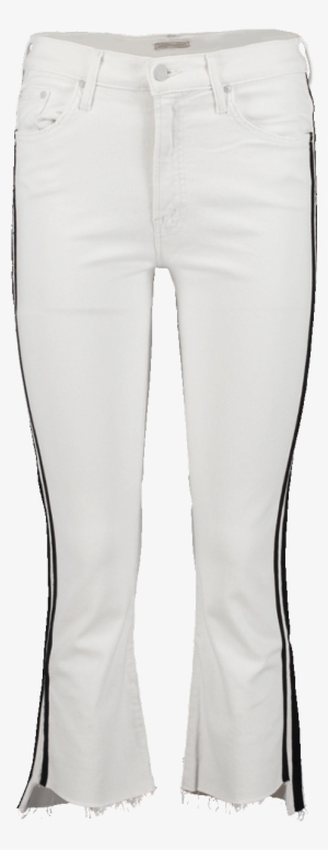 Mother Insider Crop Step Fray Straight Legs Jeans W/ - Trousers