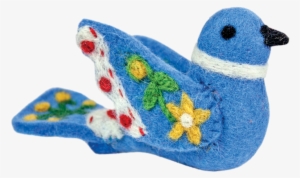 Felt Alpine Love Bird Ornament - Felt