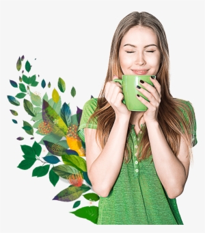 All The Balance And Energy To Focus Your Mind And Power - People Drink Tea Png