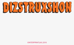 We Were Asked To Recreat The Dizstruxshon Logo From - Calligraphy