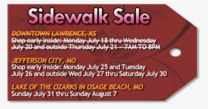 Promos Sidewalk Sale - Orange