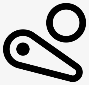 This Logo Looks Like The Little Thing That Hits The - Pinball Icon