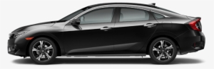 2017 Honda Civic Side - Toyota Camry 2018 Black