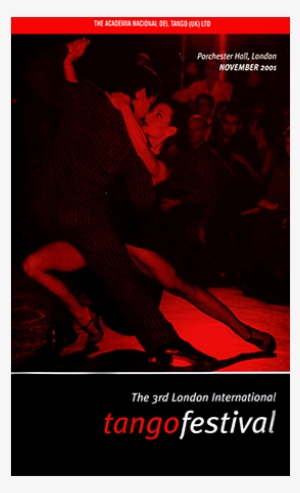 The 3rd London International Tango Festival 2001 Vhs - Poster