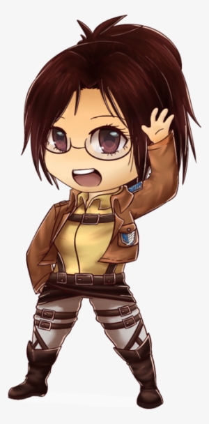 Chibi Hanji By Khvenus On Deviantart Ataque A Los Titanes, - Hanji Attack On Titan Chibi