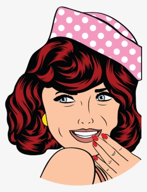 "hi, I'm Zoe - Art Print: Andreea's Pop Art Illustration