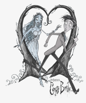 Corpse Bride Runaway Groom Men's Ringer T-shirt - Corpse Bride Drawing Love