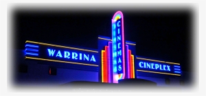 Neon Signage - Warrina Cinema Neon Sign