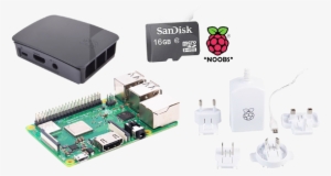 Raspberry Pi 3 Model B C/w Sd Card, Power Supply And