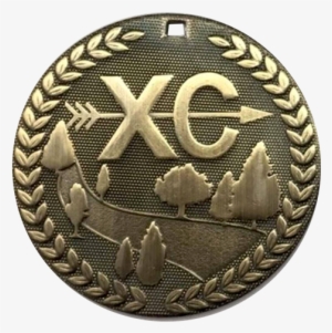 Custom Cross Country Stock Medal (2"), Promotional