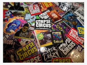 Image Of Corpse Circus Sticker Set - Comic Book