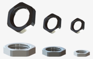 Plastic Lock Nuts - Circle