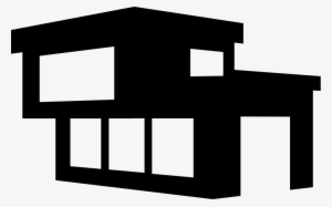 Modern Building Of A House Comments - Modern House Icon Png
