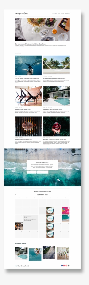 The Ink Collective Creative Content Design Agency Paris - Beach Life Framed Wall Art Size: 120 X 90cm