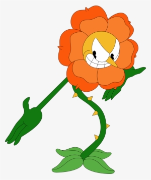 Svg Free Stock Cagney By Porygon Z On Deviantart Porygonz - Cuphead Flower Boss Gif