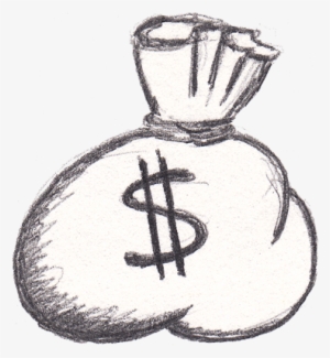Cartoon Money Bag - Draw Cartoon Money