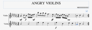 Angry-violins - Straßen Auf Und Nieder Noten