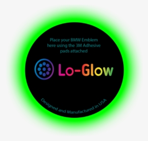 Green Led Lo-glow Light Assessory For Your 82mm Bmw - Circle