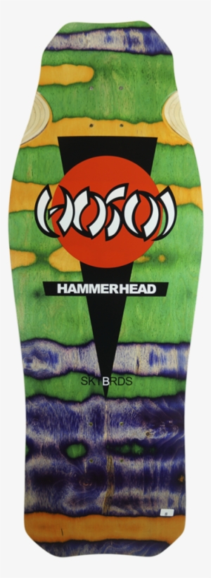 Hosoi Hammerhead Swirl 8 Web - Hosoi Skateboards Green 10.5 X 31-inch Bdhi001 O.g.