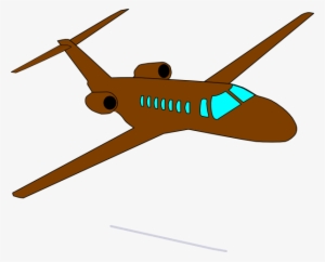 Brown Plane Svg Clip Arts 600 X 484 Px
