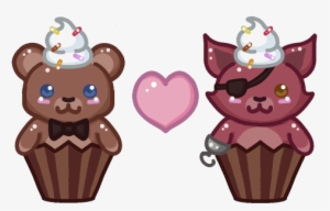 Ｏｒｉｇｉｎａｌ Ｃｒｅｗ Ｃｕｐｃａｋｅｓ - Cute Freddy Fazbear Crew
