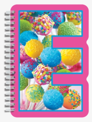 E Initial Notebook - Iscream Letter E Shaped Initial Notebook