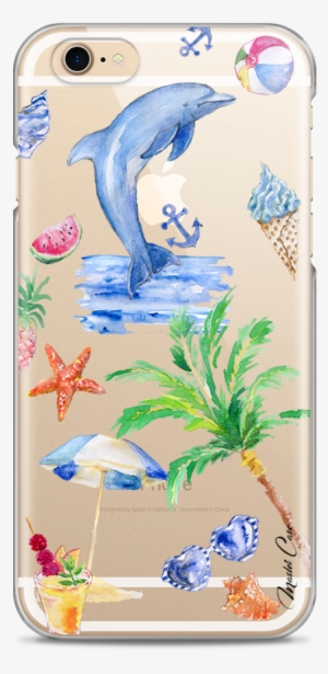 Coque Iphone 6/6s Summer Watercolor Pattern Sea - Iphone 6