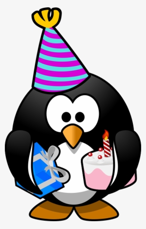 Celebration Penguin Svg Clip Arts 378 X 592 Px