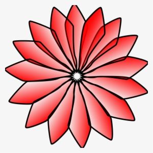 Free Vector Red Flower - Red