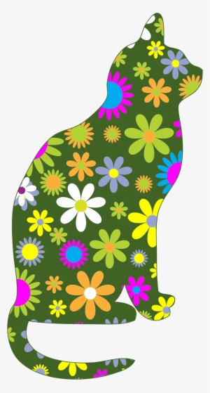 Appzumbi Apps News Games Kitten Flowers Retro - Clip Art Flower Cat