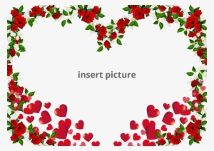 Download Free Printable Heart Shape Png Frame Download - Picture Frame