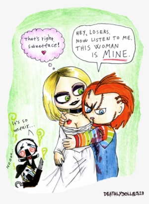 Brad Dourif Fan Art - Chucky And Tiffany Fanart