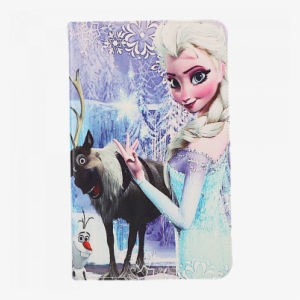 Fashionable Disney's Frozen Design Book Type Leather - Disney Frozen Elsa & Anna 1-subject Wide Ruled
