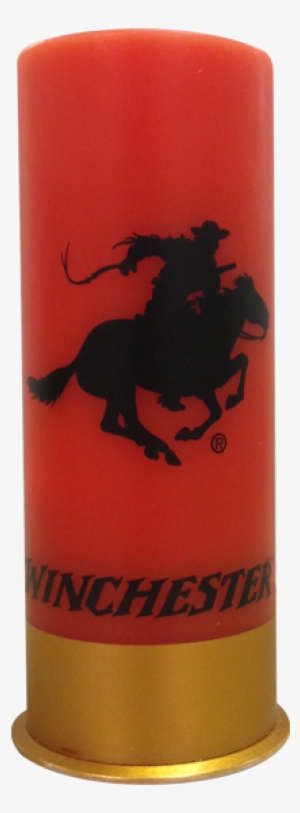 Rockin W Brand Winchester Horse & Rider Shotgun Shell - Winchester W1300 Flickering Glowing L.e.d. Candle