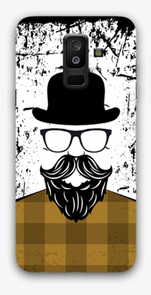 Beard With Cap Samsung A6 Plus Mobile Case - Mobile Phone