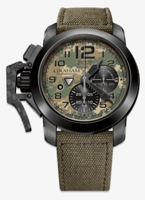 On Seconds Counter At 3 O'clock Inspired By Regimental - Graham Watch Chronofighter Navy Seal Limited Edition