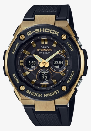 G Shock Gsts300g 1a9 - Casio Black Gold Watch