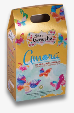 Amora Herbal Box - Amora Herbal Holi Gulal Box With 5 Different Colors