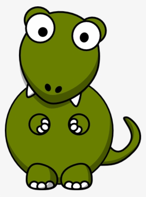 Big Eye Dinosaur Clip Art At Clker - Cartoon Tyrannosaurus Rex Dinosaur Shower Curtain