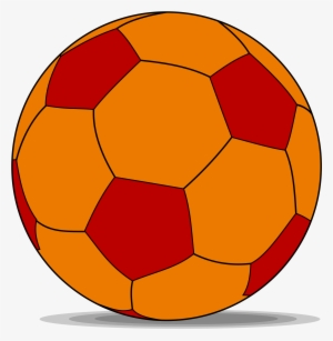 Open - Orange And Red Soccer Ball