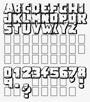 Font Characters - Number
