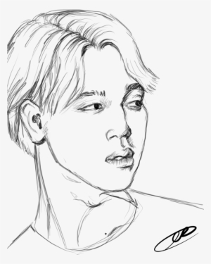 Jimin By Dangerliesbeforeyou On Deviantart - Drawing
