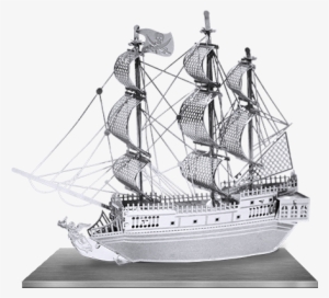 Picture Of Black Pearl Pirate Ship - Metal Earth Models Black Pearl
