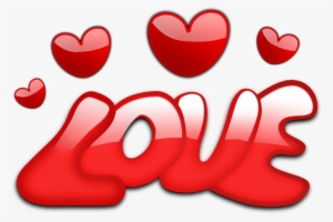 Love Graffiti Text And Heart Clipart - Love Hearts Throw Blanket