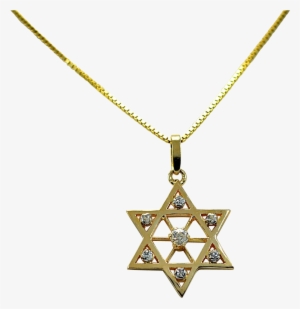 Miracle Gold Star Of David Necklace - Star Of David Necklace Transparent Background
