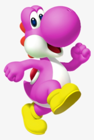 Yoshi Wallpaper Titled Pink Yoshi - Super Mario Yoshi Png