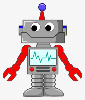 Cartoon Robot Svg Clip Arts 504 X 594 Px